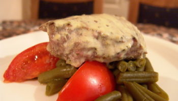 Стейк со стручковой фасолью в итальянском стиле