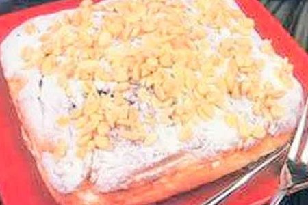 Пирог с кремом (флорентин)
