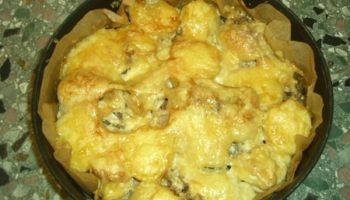 Куриная грудка и картошка в духовке