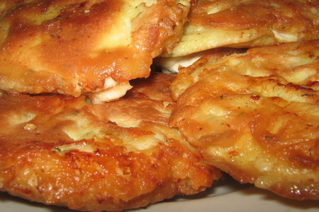 Куриная отбивная с сыром в кляре