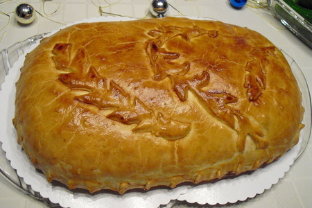 Блинная кулебяка