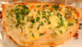 Блины «мясной полумесяц»
