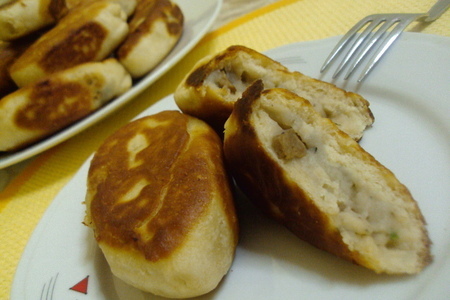 Постные пирожки с картофелем и грибами
