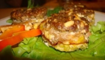 Мясные шапочки с тыквой