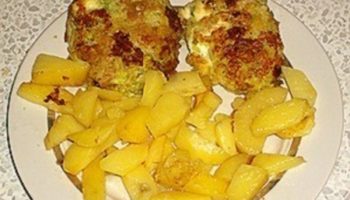 Рыбные котлеты с цукини