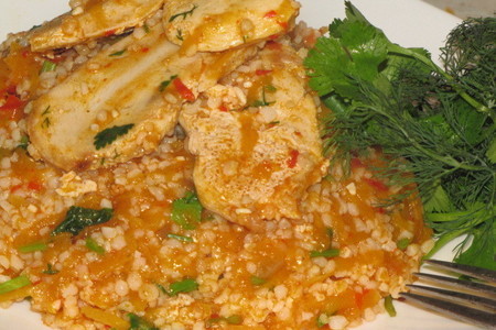 Рассыпчатая каша из кукурузной крупы и тыквы