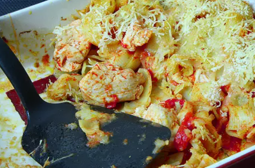 Мясо курицы, запечённое по-итальянски