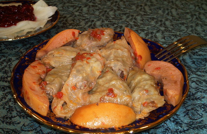 Голубцы по-азербайджански (kələm dolması)
