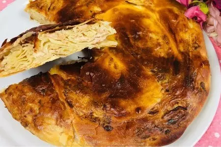 Бюджетная слоеная катлама в духовке