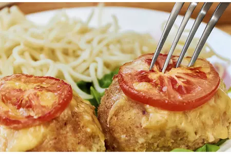 Рецепт ужина с фаршем / мясные шарики "красная шапочка"