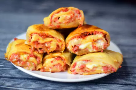 Закуски из слоеного теста на скорую руку