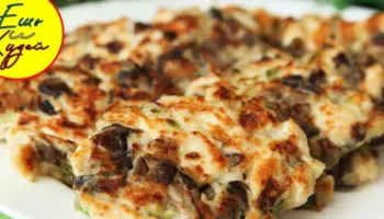Котлеты из курицы с грибами