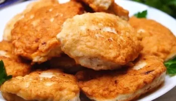 Куриные оладьи